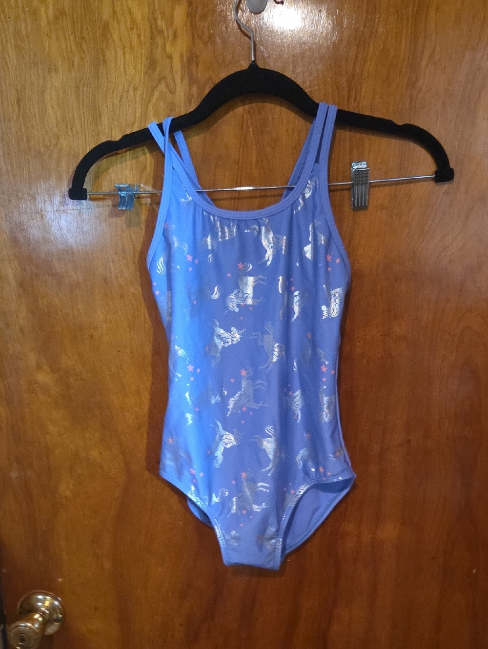 Cat & Jack Girls' Lavender Unicorn One-Piece Swimsuit